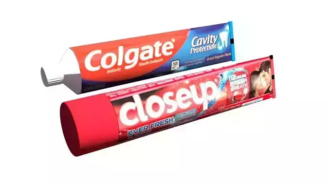 2 toothpaste colgate whitening