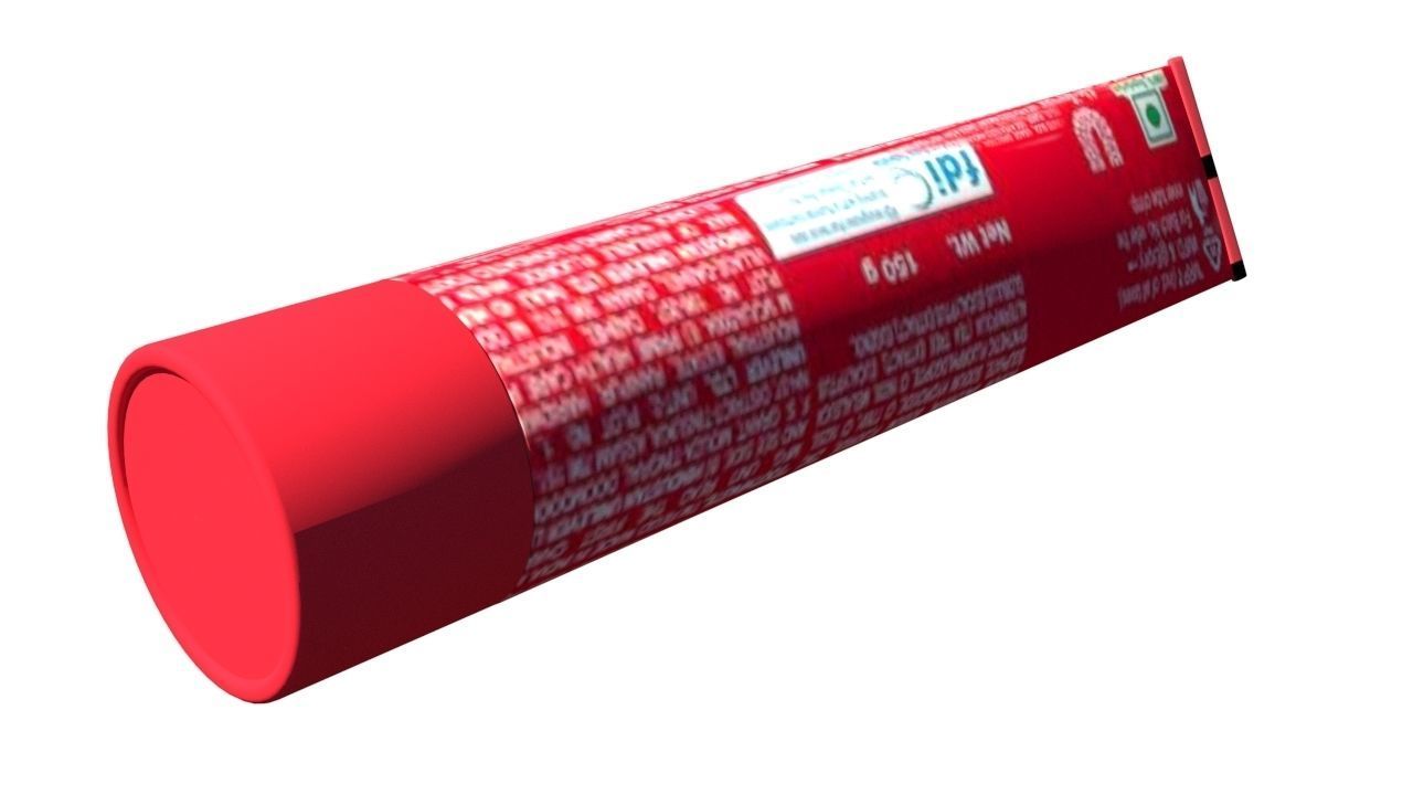 2 toothpaste colgate whitening Low-poly 3D model_17