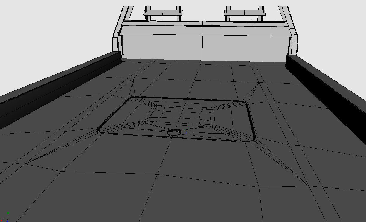 FLATBED  Bradford Built Work Truck Low-poly 3D model_46