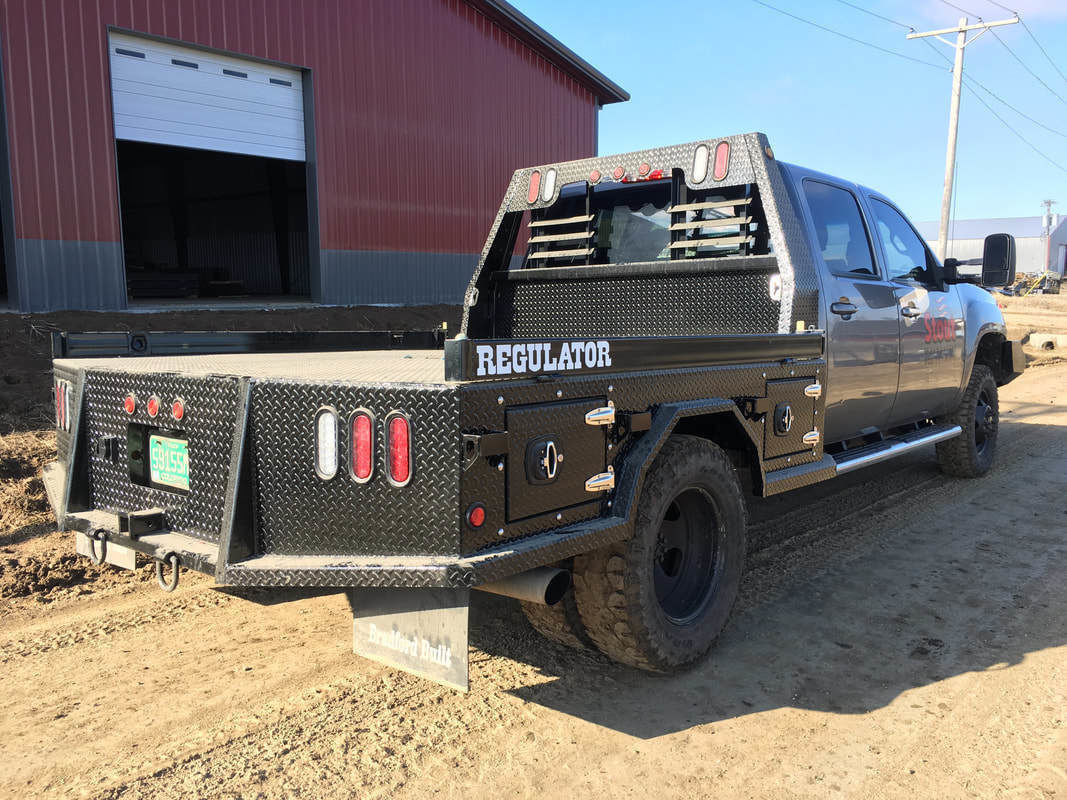 FLATBED  Bradford Built Work Truck Low-poly 3D model_49