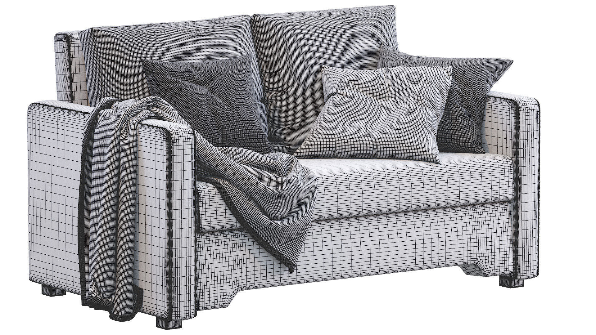 Bekkseda Sofa By Ikea 3D model_8