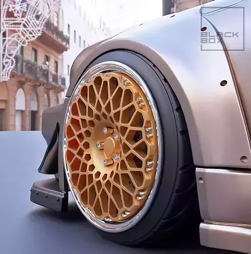 EVE Mesh Wheel Set front and rear 3 Offsets 3D print model