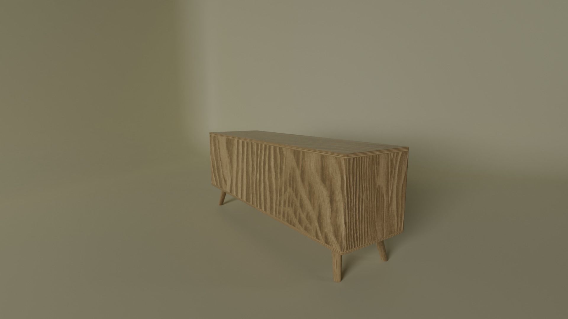 TV Cabinet 3D model_2