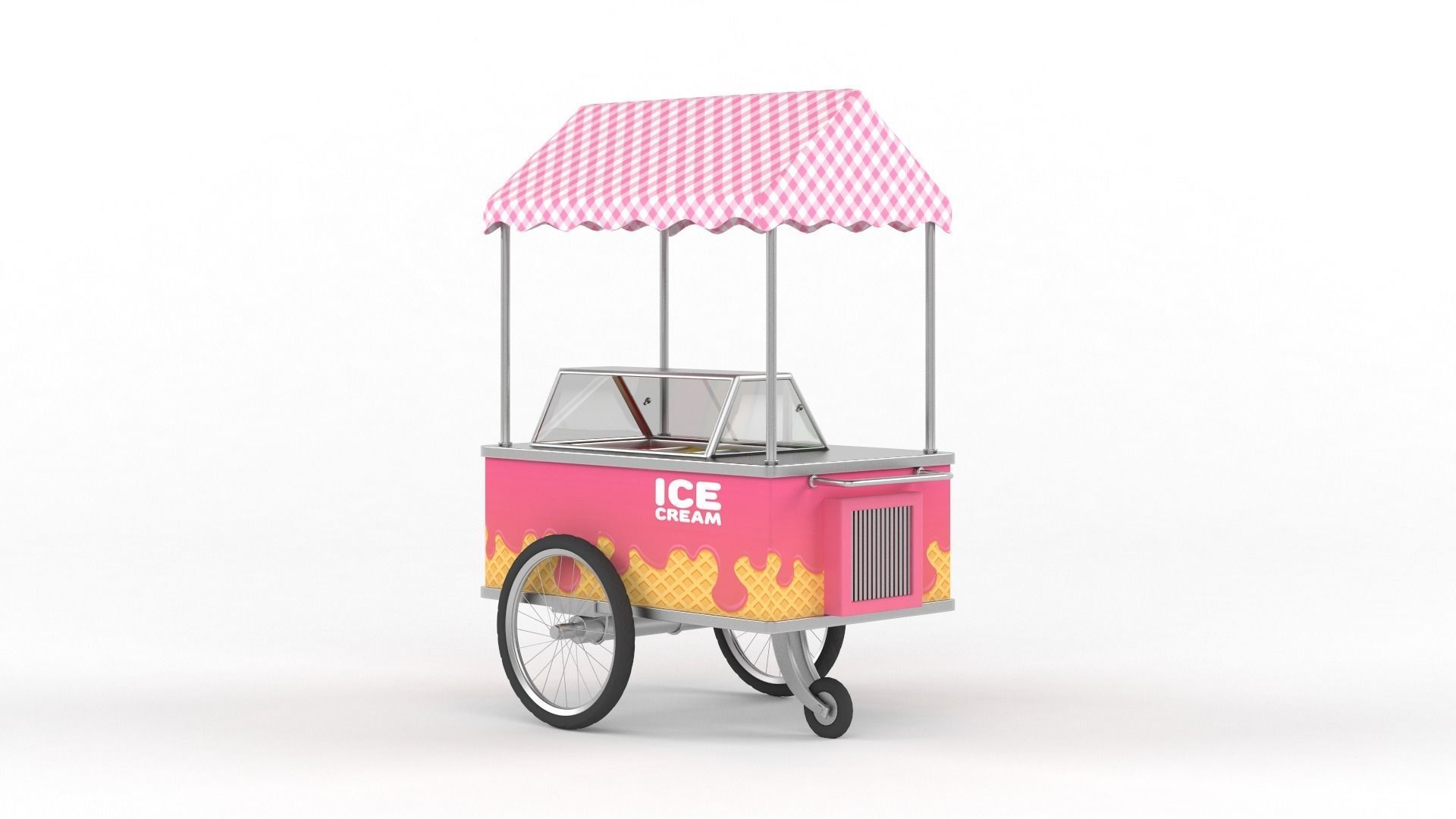 Food Carts Collection 3D model_2