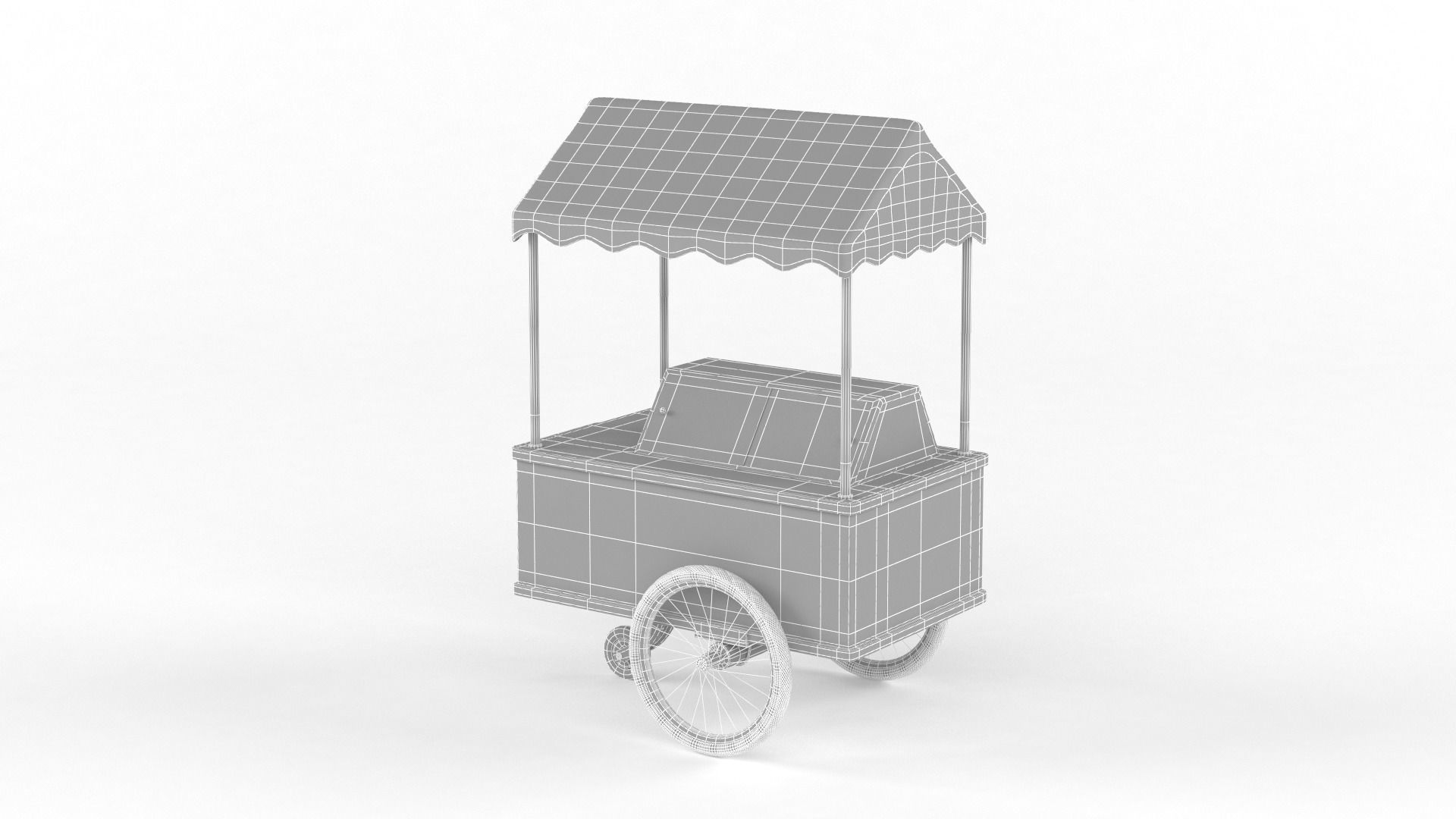 Food Carts Collection 3D model_10