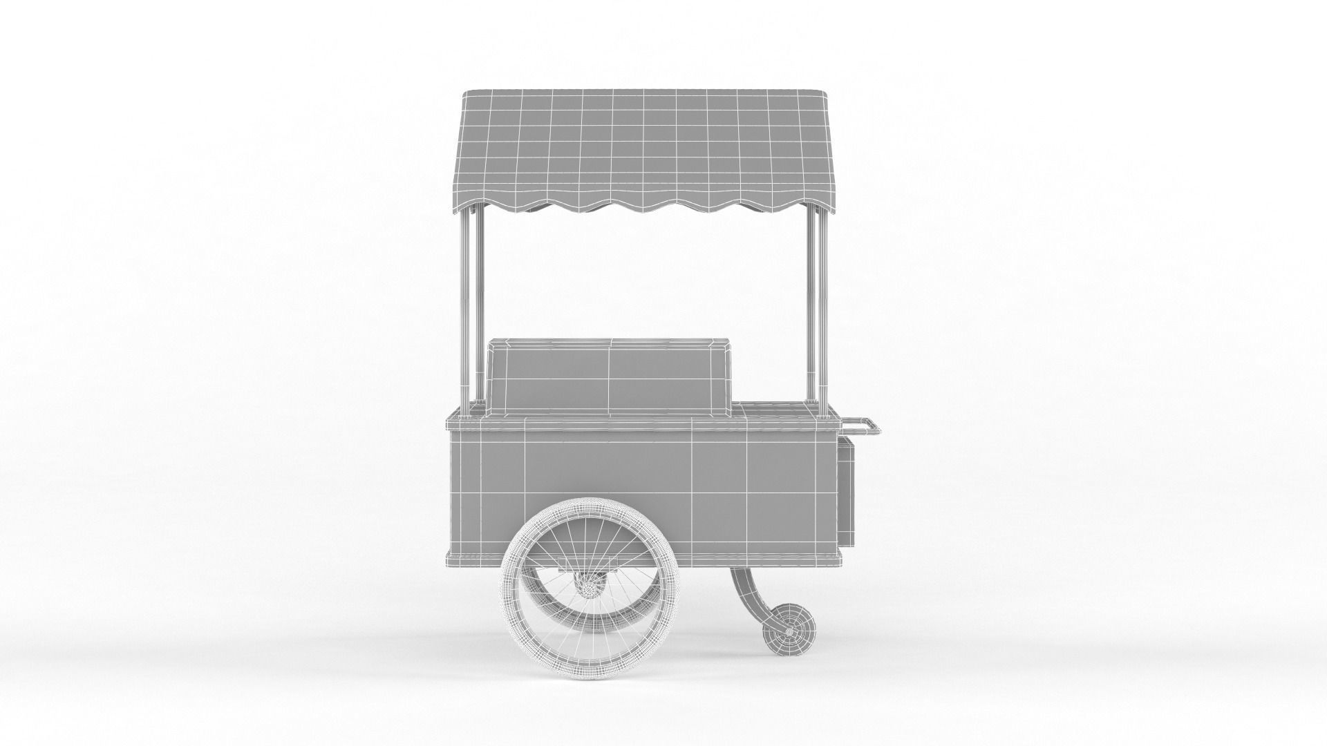 Food Carts Collection 3D model_8