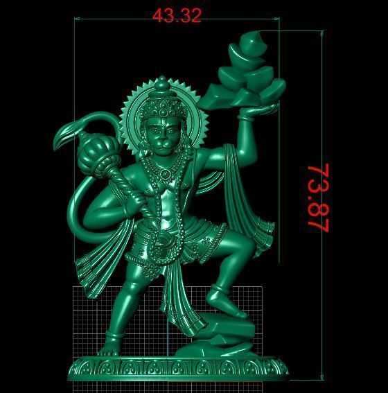 PENDANTS statue of lord ganesha 3D print model_4