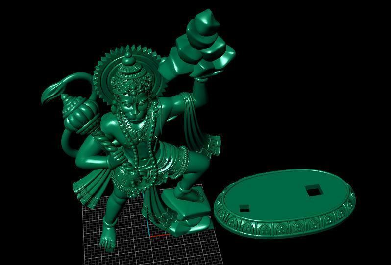 PENDANTS statue of lord ganesha 3D print model_1