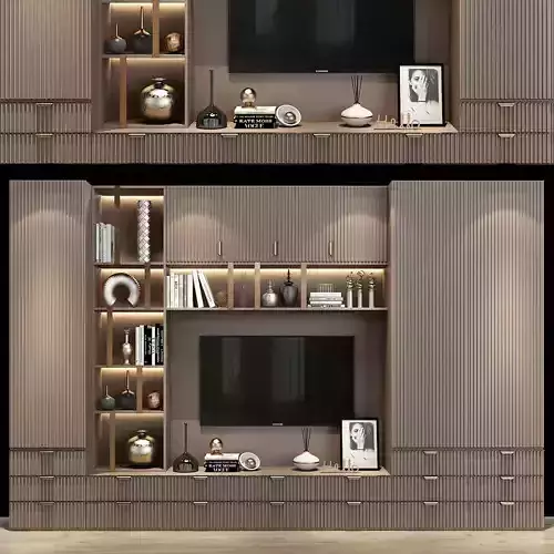 TV shelf 0380 3D model