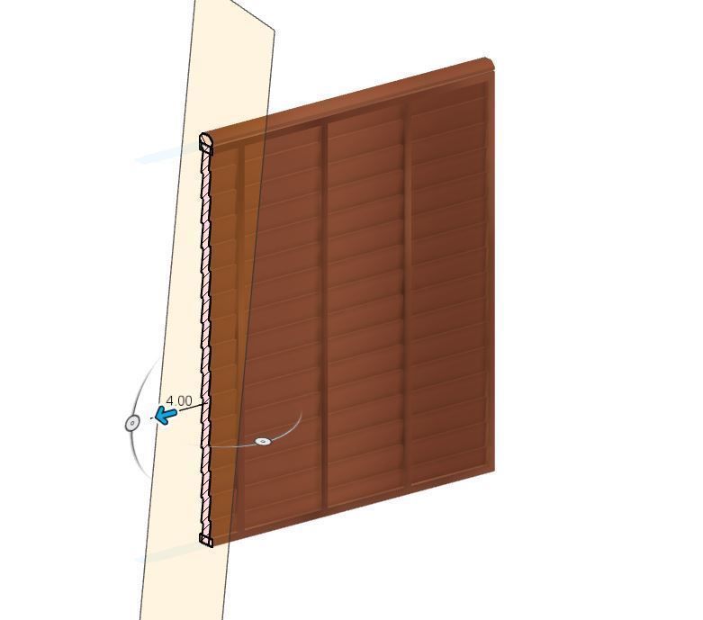 Model Railway Wood Panel Fencing with Wooden Posts - Kit Build 3D print model_12