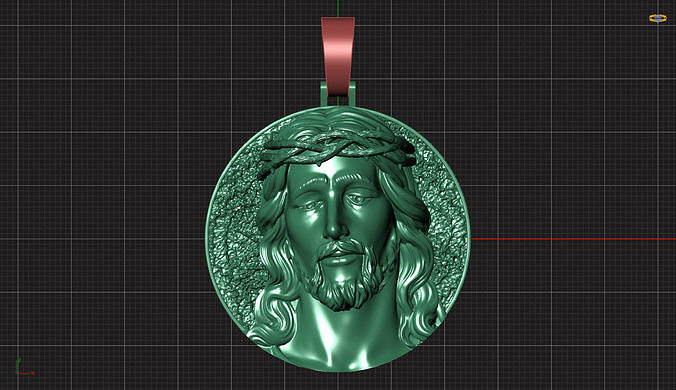 Jesu Pendant 01 3D print model