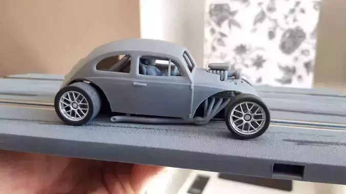 Volksrod Socal hotrod VW Beetle  printed body and interior