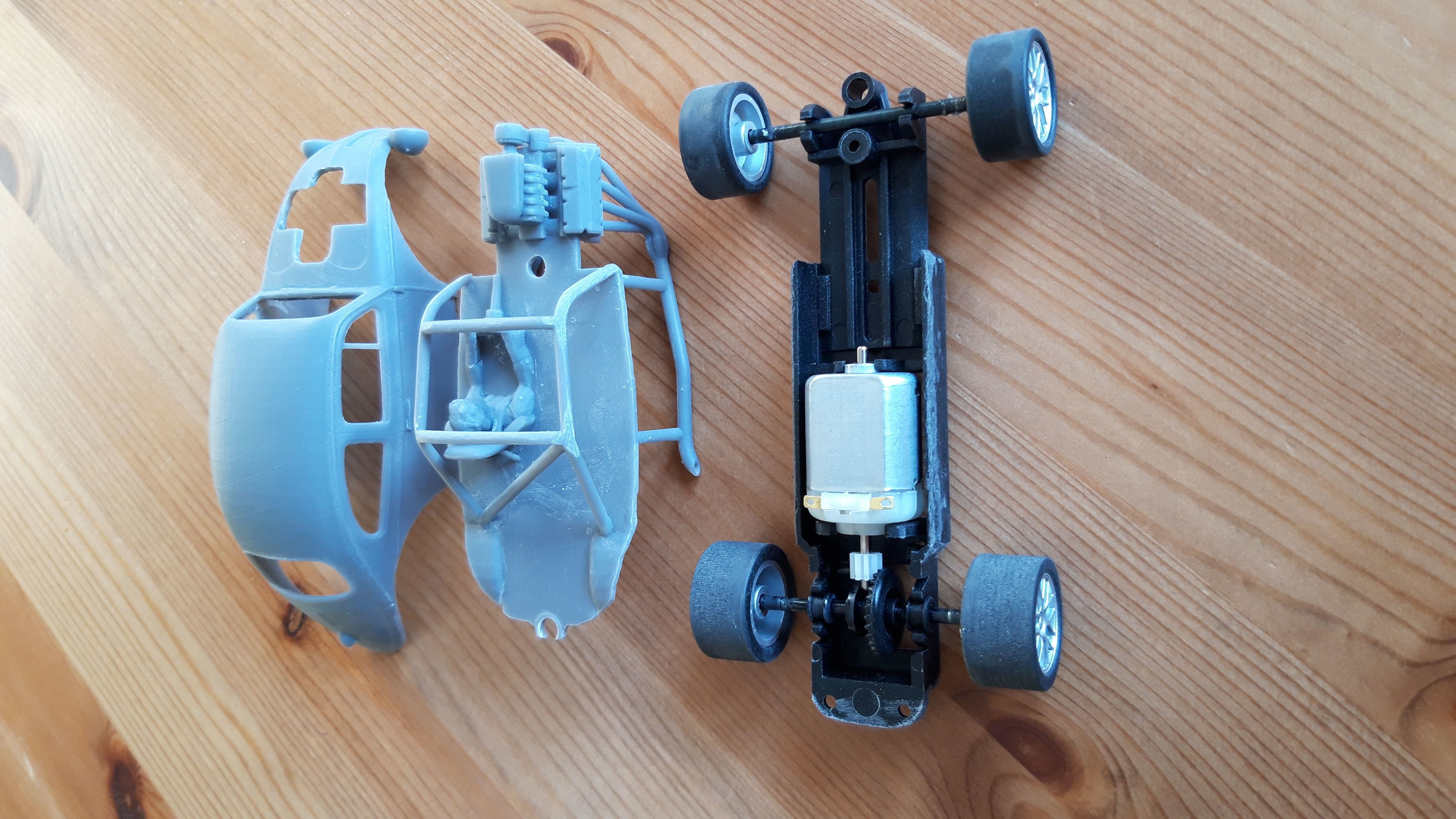 Volksrod Socal hotrod VW Beetle  printed body and interior 3D print model_3