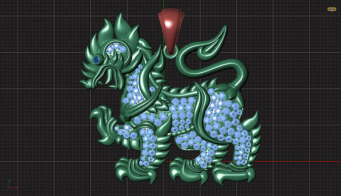 Pendant 01 3D print model