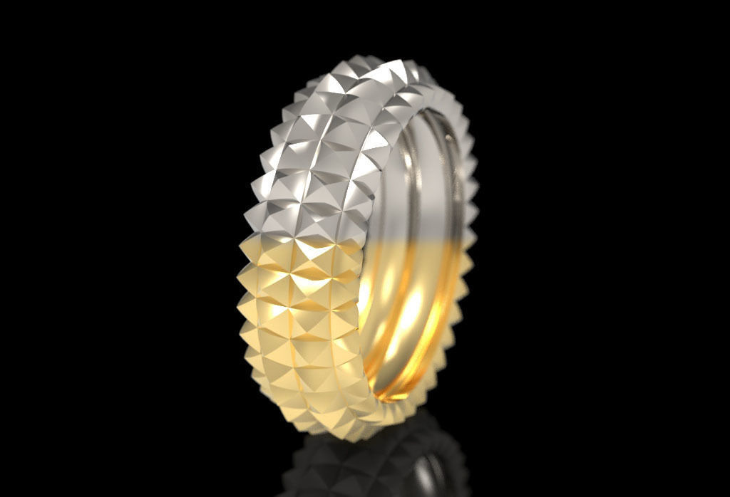  Wedding Rings 3D print model_9