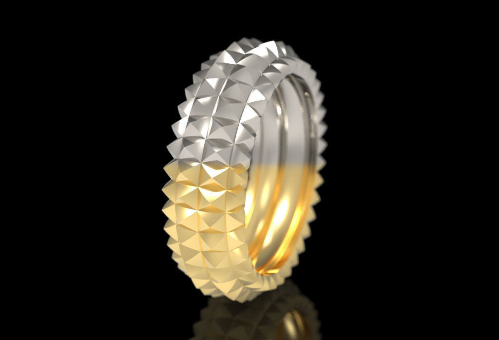  Wedding Rings 3D print model_10