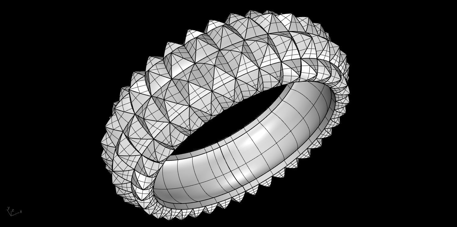  Wedding Rings 3D print model_3