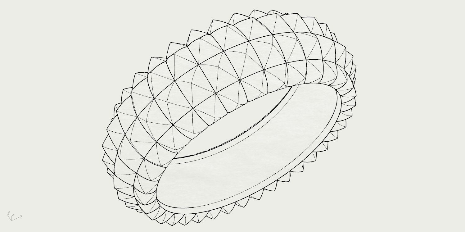  Wedding Rings 3D print model_7