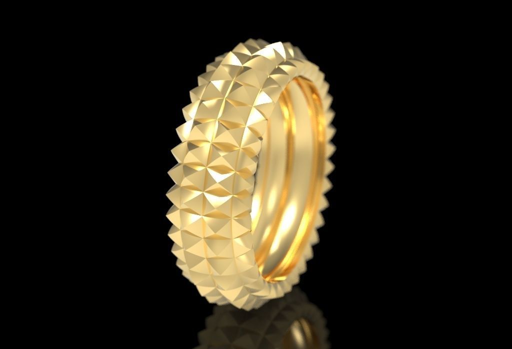  Wedding Rings 3D print model_6