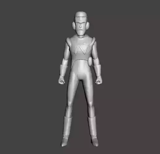 Calamis 3D Model man in suit 3D print model