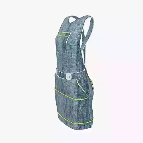 Overall Blue  - Clothing Design -