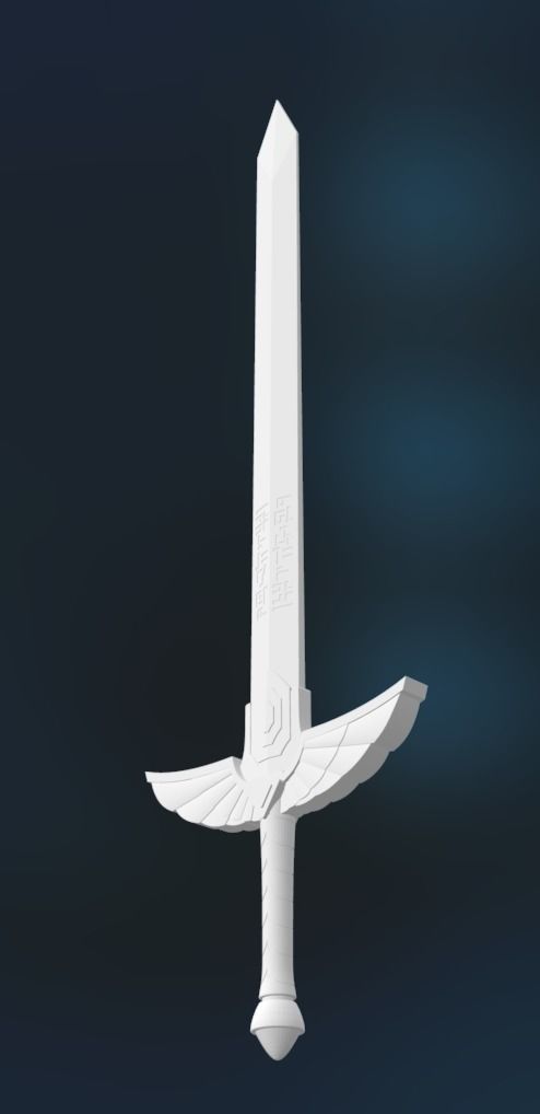 Hades Sword Saint Seiya 3D model_1