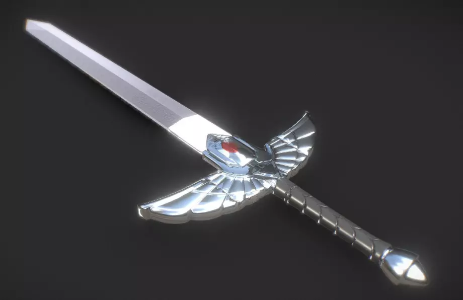 Hades Sword Saint Seiya 3D model_0