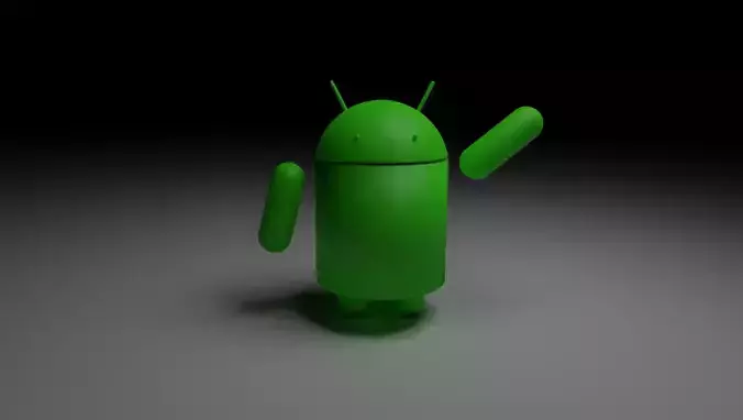 Beautiful android made in Blender 3D Free 3D model