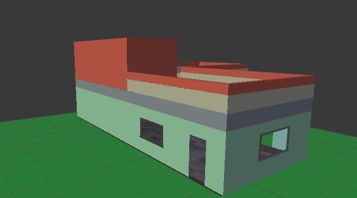 L-SHAPED HOUSE FREE FIRE Free 3D model_1