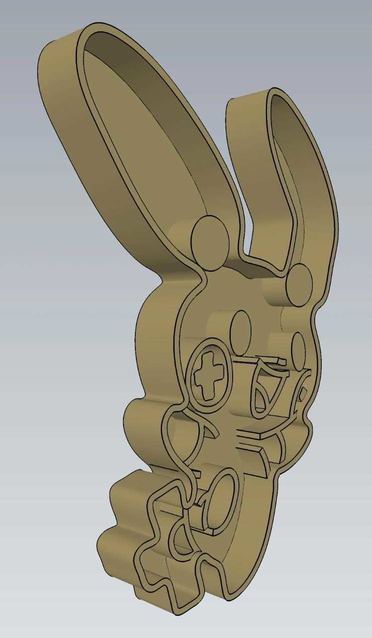 Amazing Pokemon Plusle Cookie Cutter Stamp Cake Decorating 3D model_3