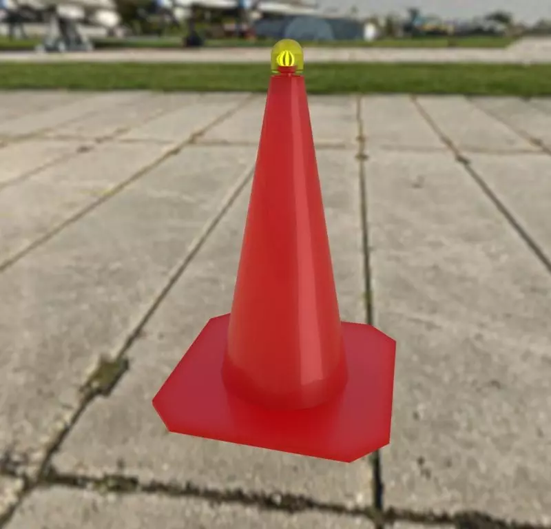 Traffic Cone Free 3D model