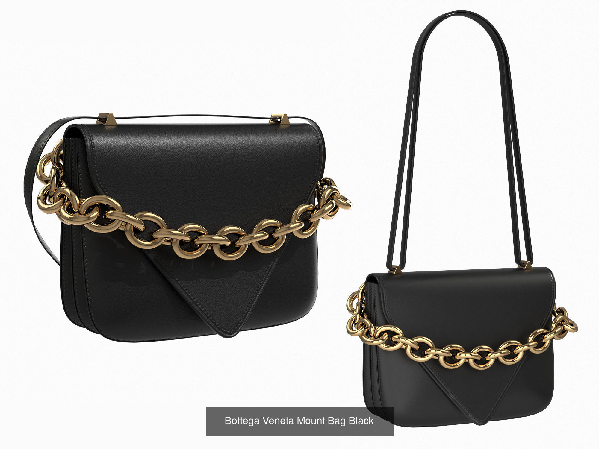 Bottega Veneta Mount Bags 3D Model Collection_2
