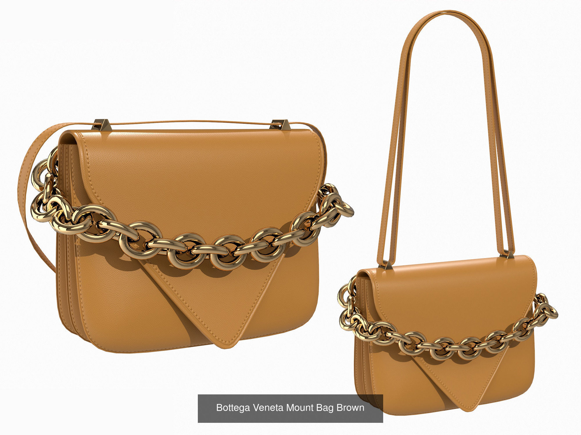 Bottega Veneta Mount Bags 3D Model Collection_4