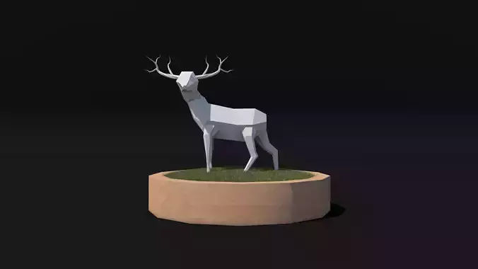 Low Poly Deer- Cinema 4D