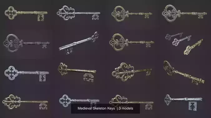 Medieval Skeleton Keys 