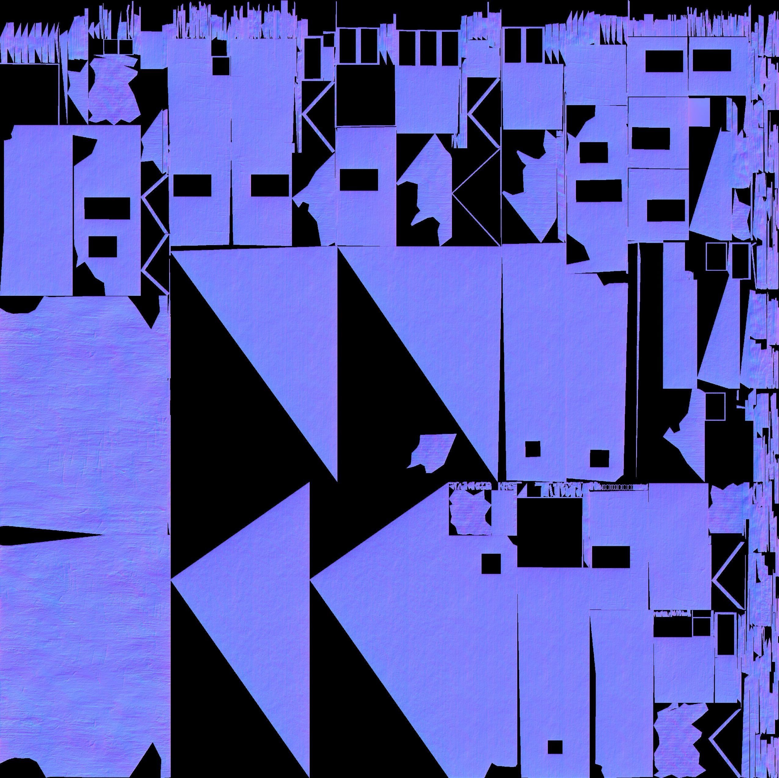 OLD BROKEN HOUSE LOW POLY Low-poly 3D model_12