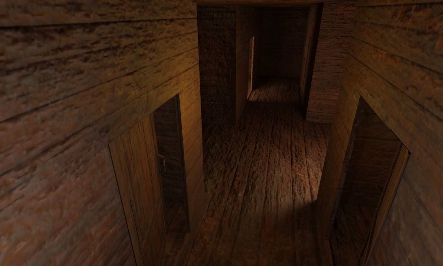 OLD BROKEN HOUSE LOW POLY Low-poly 3D model_7