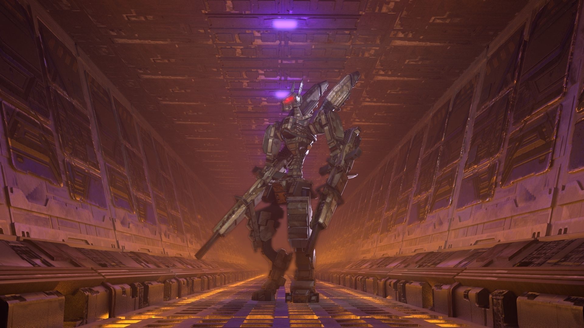 28mm Strike Mech - Seraph 3D print model_1