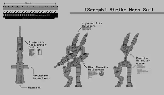 28mm Strike Mech - Seraph