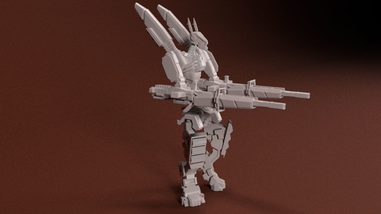 28mm Strike Mech - Seraph 3D print model_2