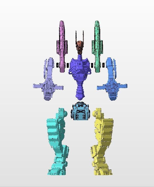 28mm Strike Mech - Seraph 3D print model_7