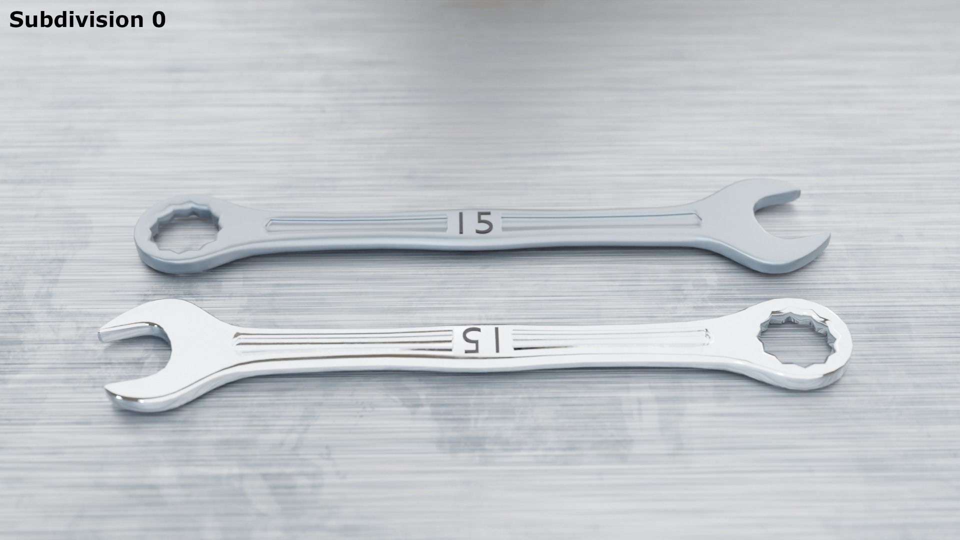 spanners ratchet wrench set 3D model_14