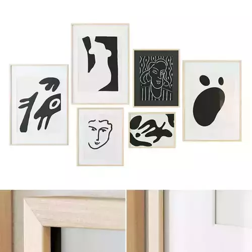 Abstract poster set