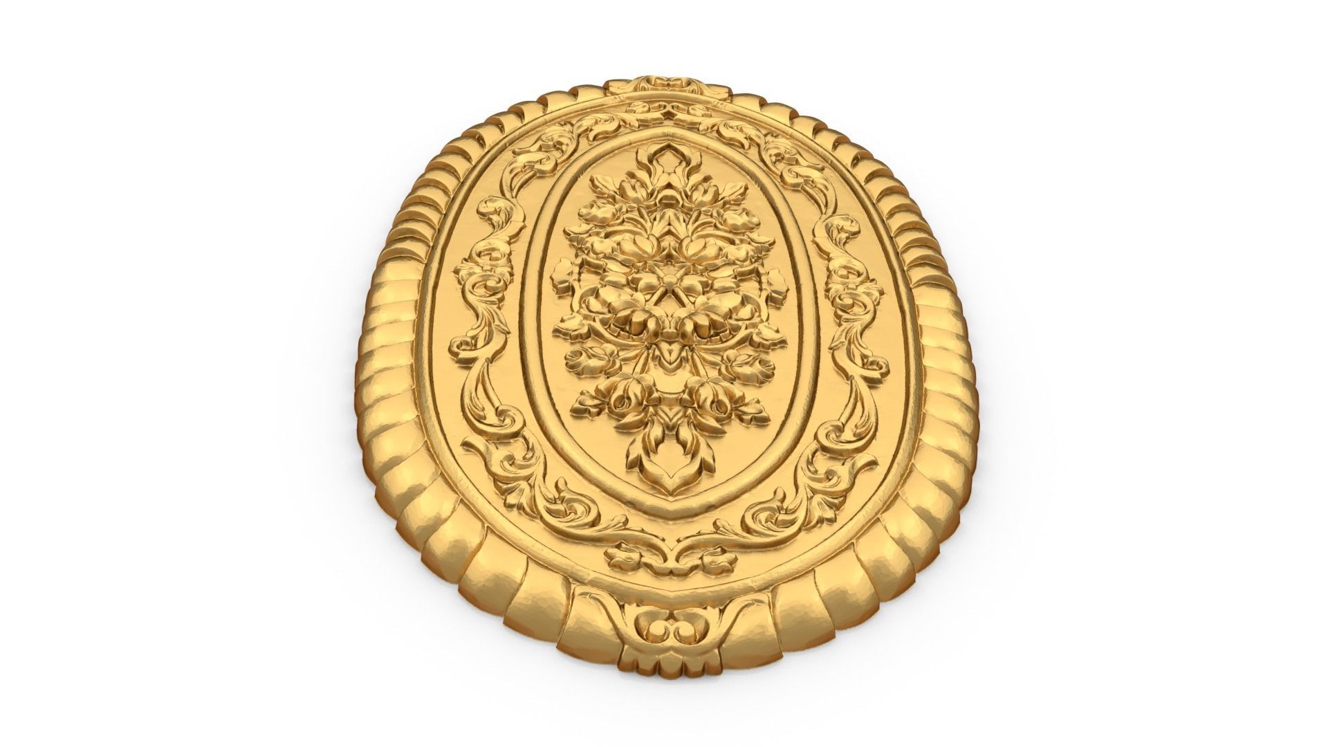 Classic decor ornament 57 3D print model_3