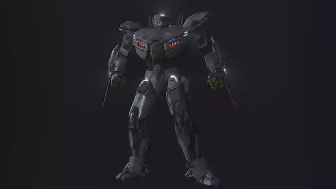 Striker Eureka - Pacific Rim Free 3D model
