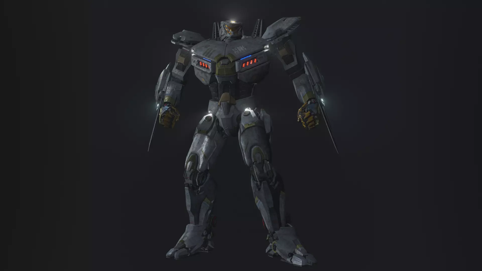 Striker Eureka - Pacific Rim Free 3D model_0