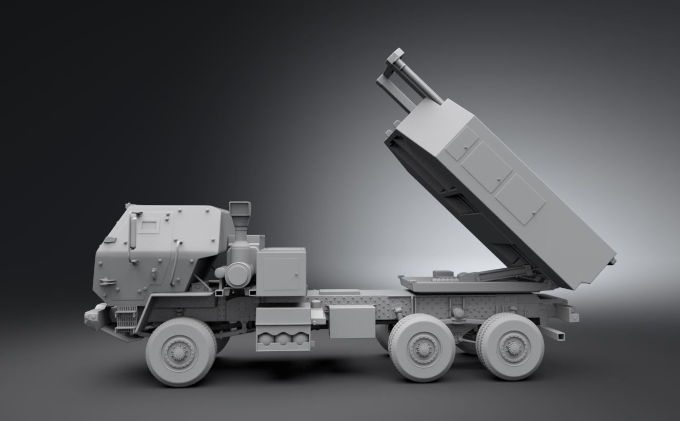 M142 HIMARS Scale model   3D print model_1