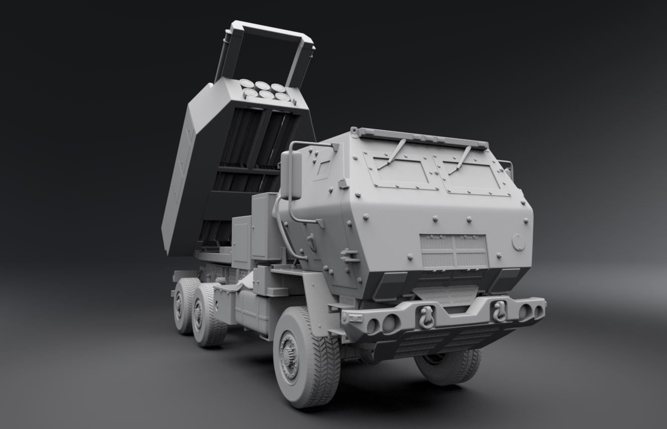 M142 HIMARS Scale model   3D print model_4