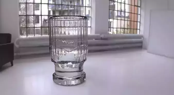 Glass vase