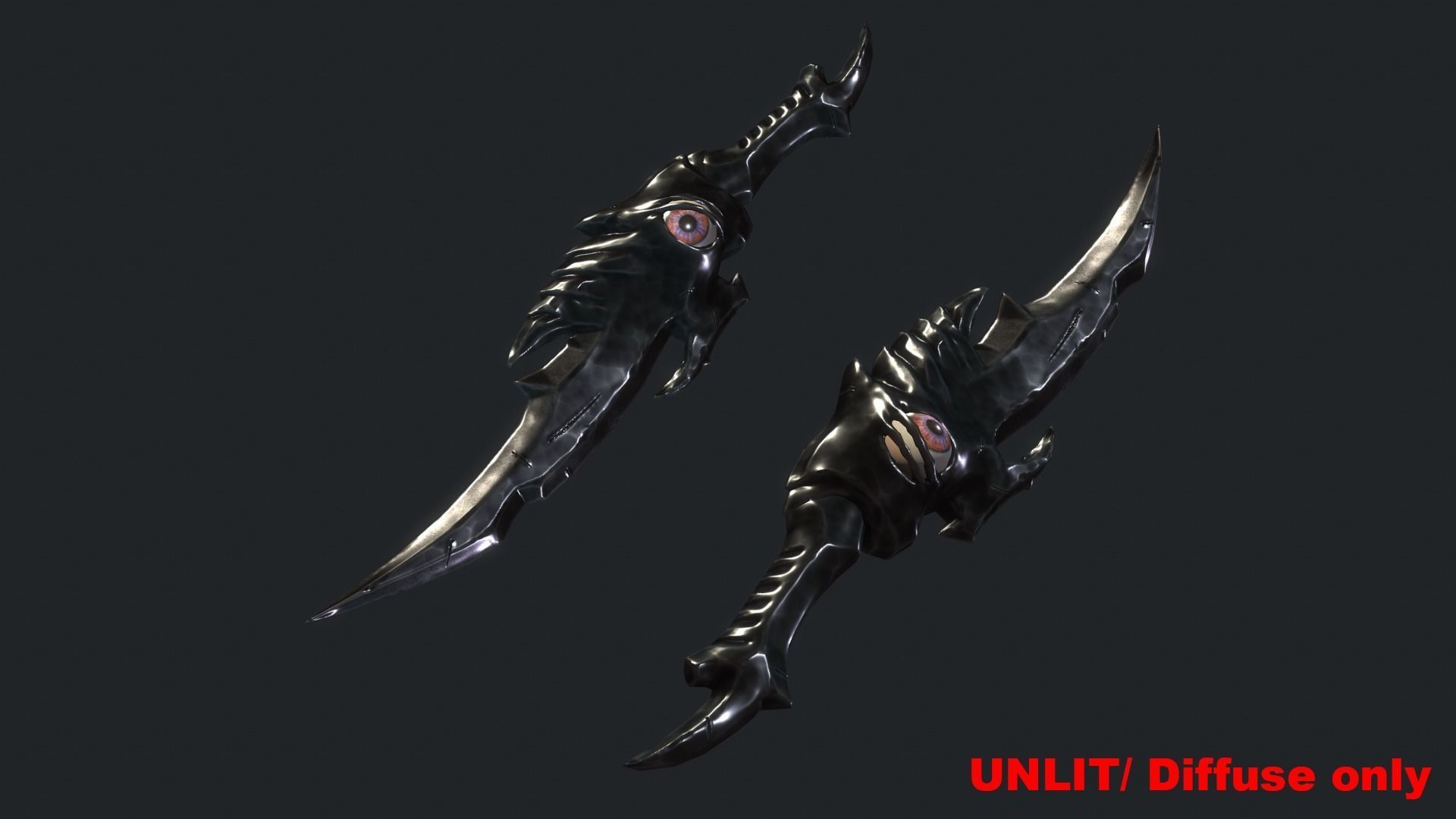 Fantasy Stylish- Dagger of Silence Low-poly 3D model_2